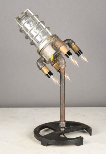 Rocket Ship Vapor Light Table Lamp