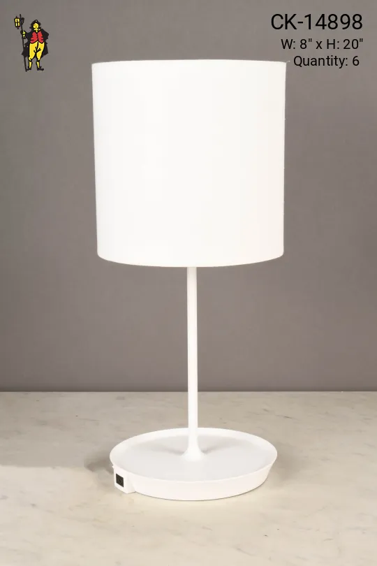 White Modern Table Lamp