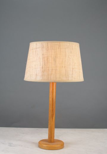 Wooden Pole Table Lamp