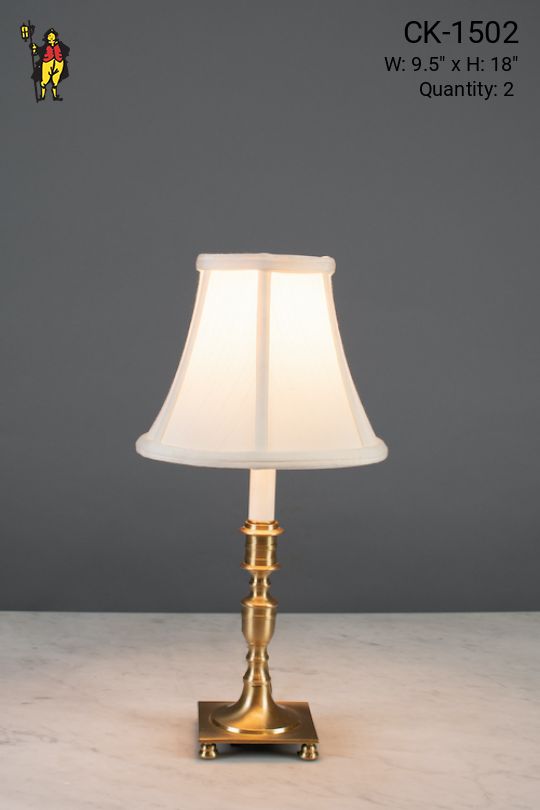 Single Candle Table Lamp