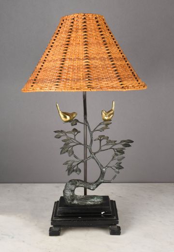 Iron Tree of Life Table Lamp