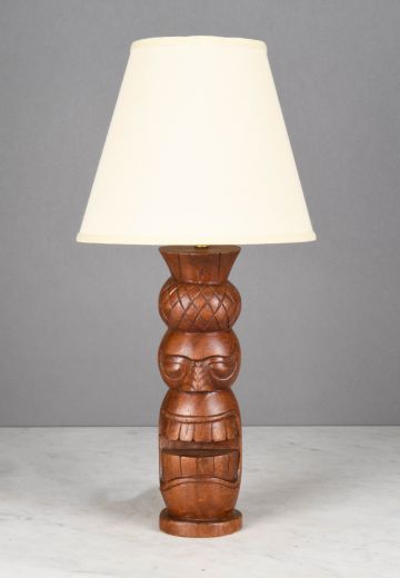 Wooden "Tiki" Table Lamp - Tiki Collection