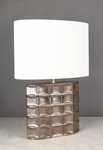 Ceramic Oversize Rectangular Table Lamp