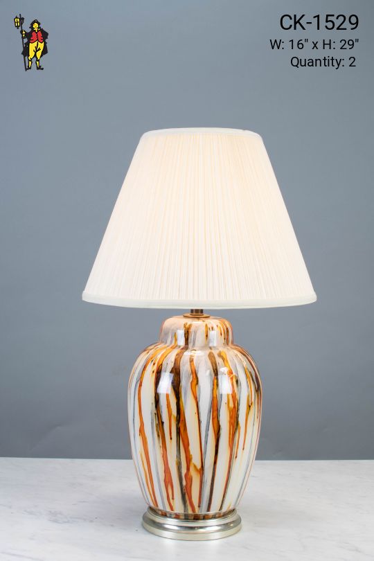 Abstract Ceramic Table Lamp
