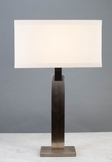 Silver Contemporary Table Lamp