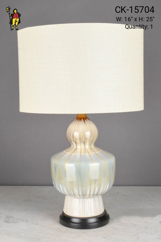 Multicolor Stria Table Lamp
