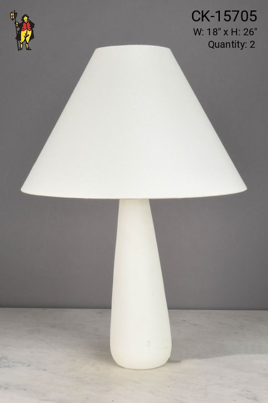 White Modern Table Lamp