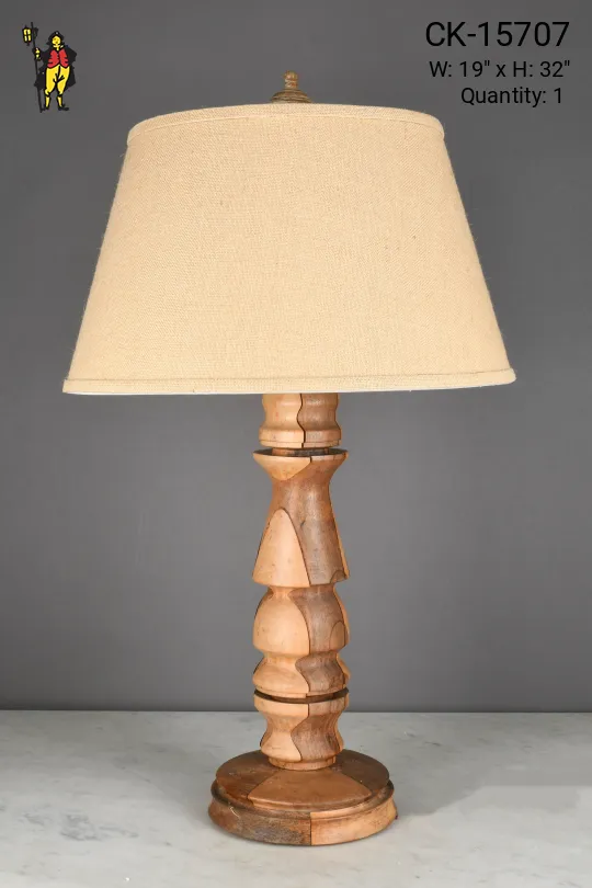 Wooden Table Lamp