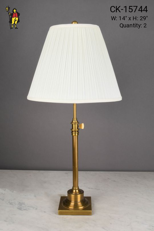 Brass Adjustable Table Lamp