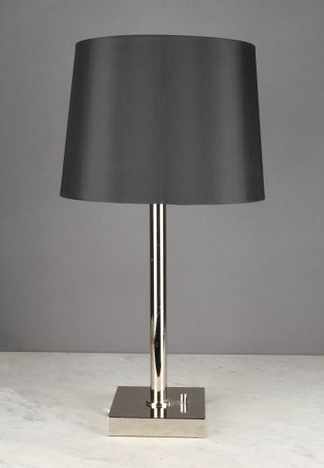 Polished Chrome Modern Table Lamp