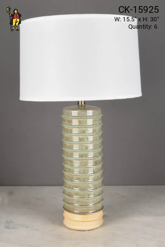 Multicolor Ceramic Table Lamp