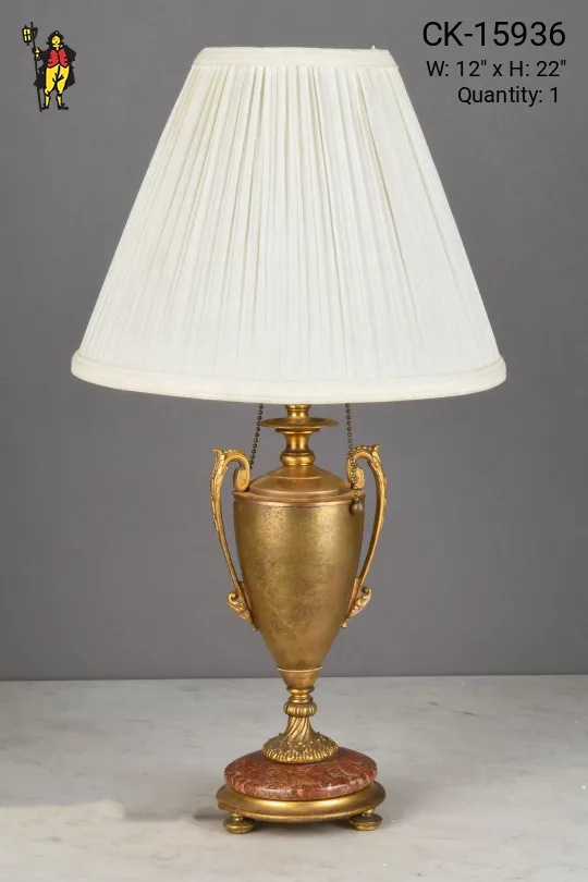 Antique Brass Urn Style Table Lamp