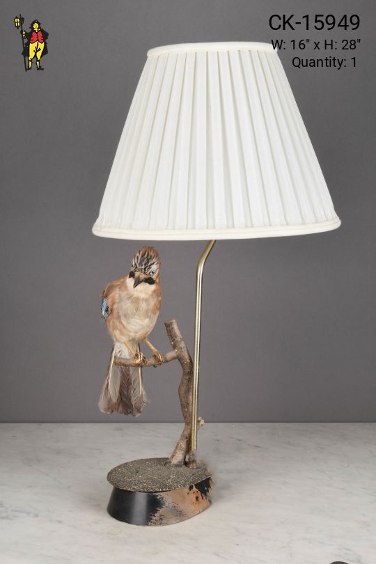 Taxidermy Bird Table Lamp