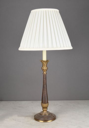 Bronze & Brass Traditional Table Lamp