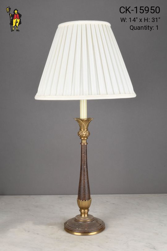 Bronze & Brass Traditional Table Lamp
