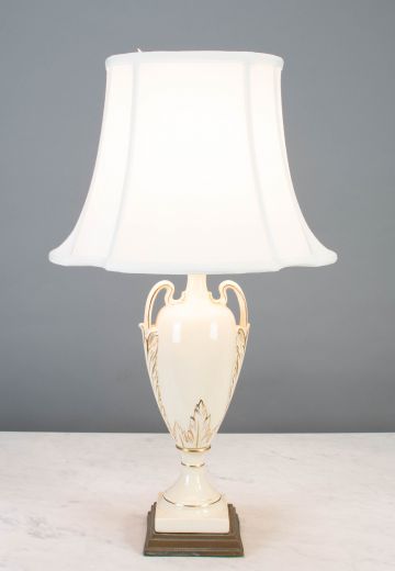 Cermaic White Table Lamp