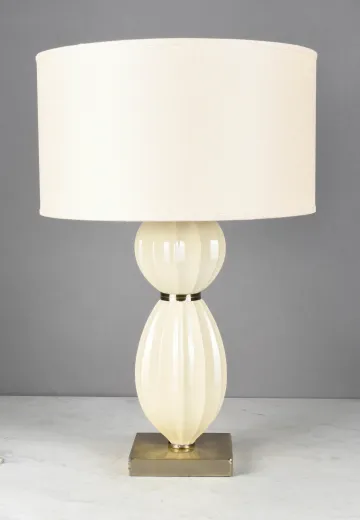 Beige Ceramic Table Lamp
