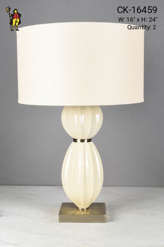 Beige Ceramic Table Lamp