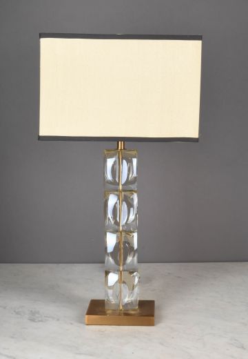 Abstract Glass Modern Table Lamp