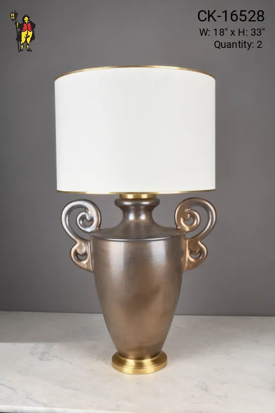 Bronze Oversize Traditional Table Lamp