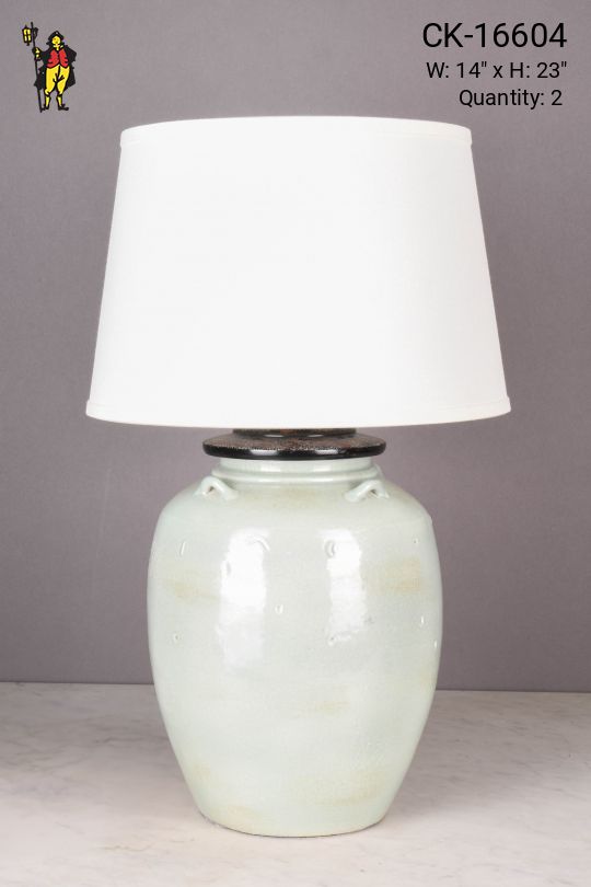 Light Green Ceramic Table Lamp