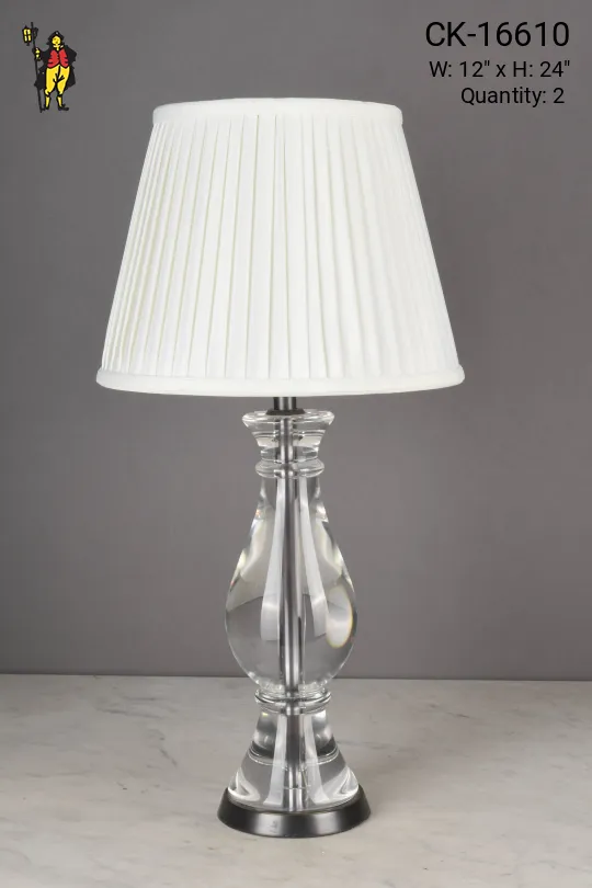 Transparent Traditional Table Lamp