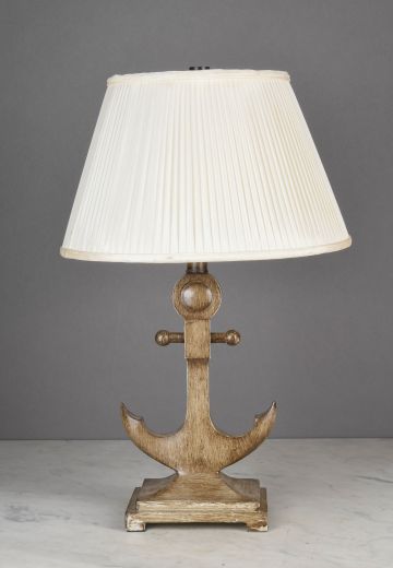 Wooden Anchor Table Lamp