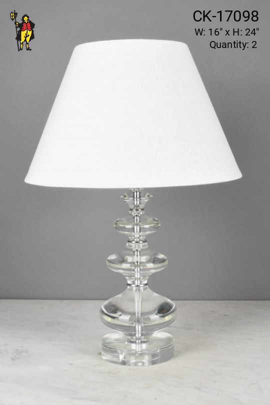 Traditional Glass Table Lamp