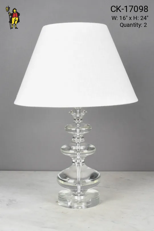 Traditional Glass Table Lamp