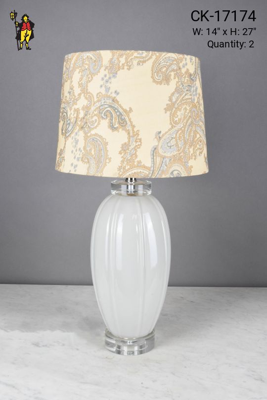 Gray Traditional Ceramic Table Lamp