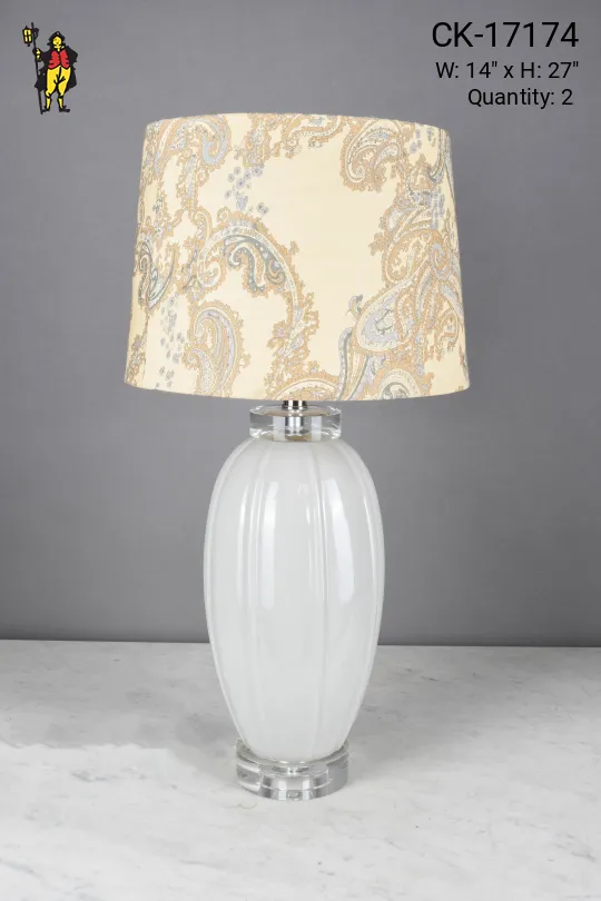 Gray Traditional Ceramic Table Lamp