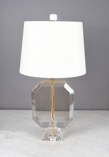 Cut Glass Formal Table Lamp