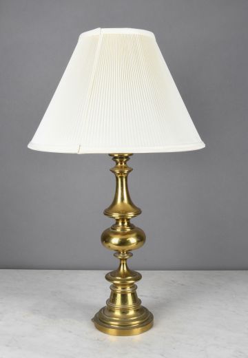 Simple Traditional Brass Table Lamp