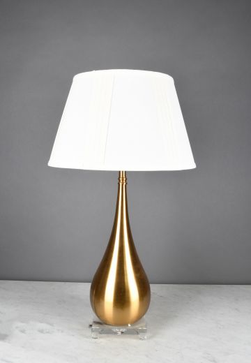 Mid Century Modern Brass Table Lamp