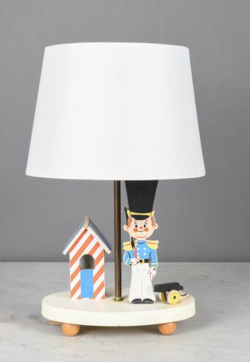 Wooden Toy Solider Kid's Table Lamp