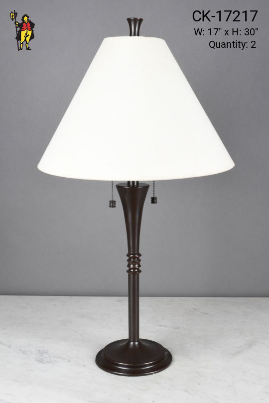 Bronze Art Deco Style Table Lamp