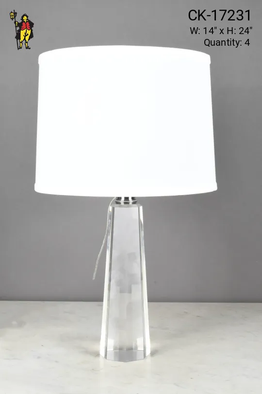 Cut Glass Modern Table Lamp