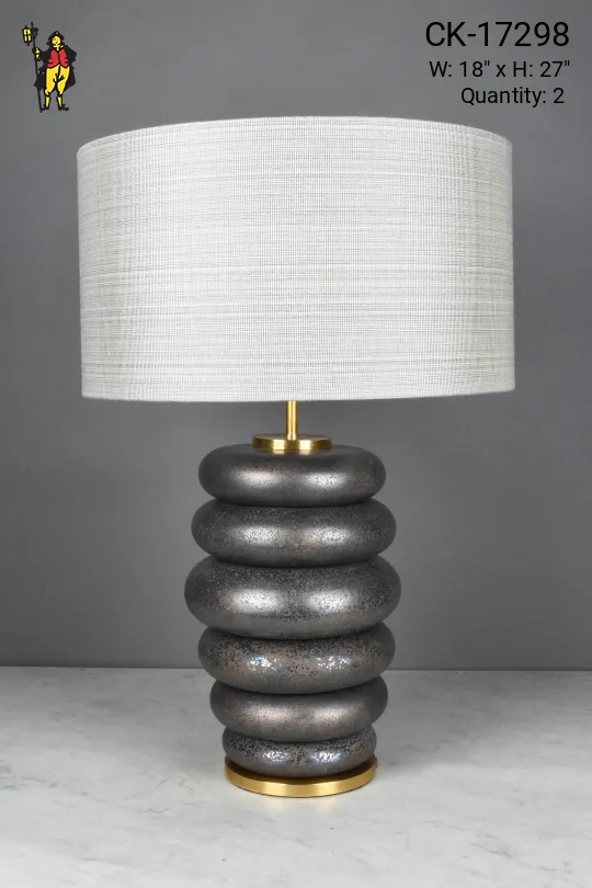 Crystal Bronze Phoebe Ceramic Table Lamp