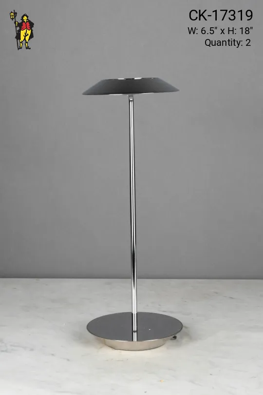 Modern Chrome Table Lamp *LED*