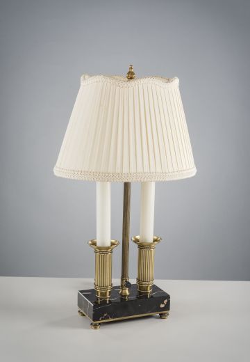 Two Candle Federal Table Lamp