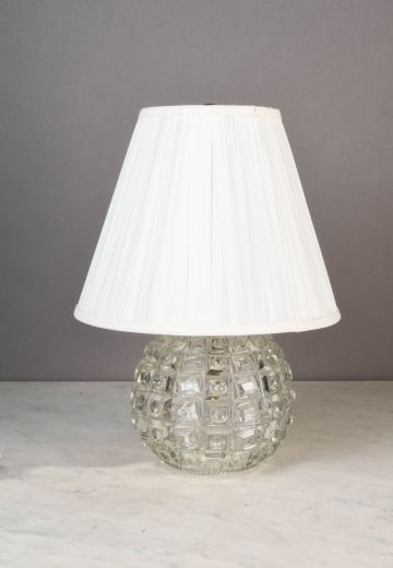 Round Crystal Table Lamp