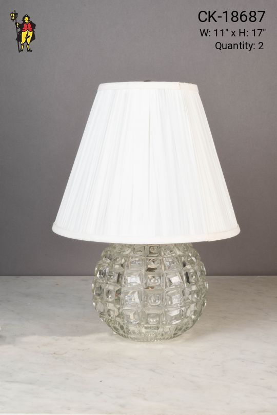 Round Crystal Table Lamp