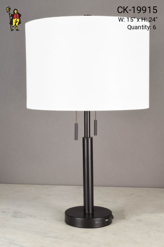 Black Modern Table Lamp