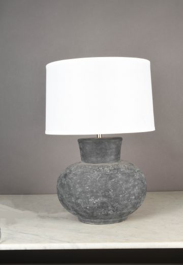 Stone Look Ceramic Table Lamp