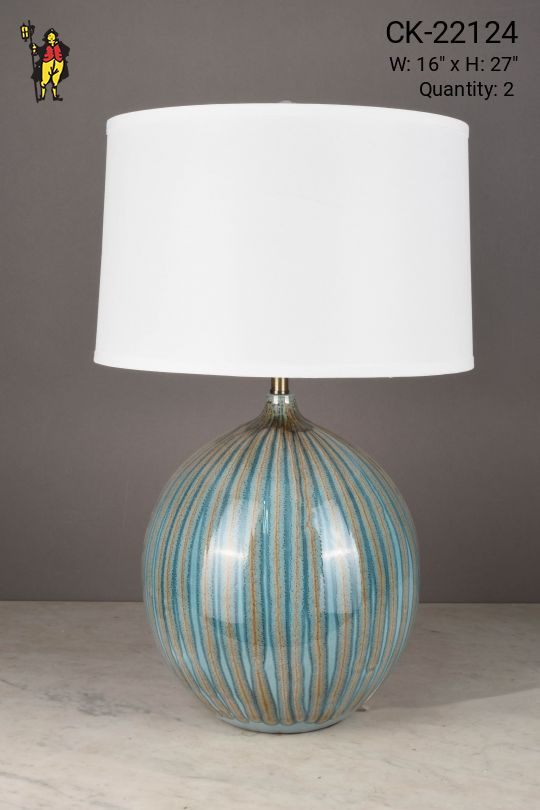 Multicolor Large Ceramic Table Lamp