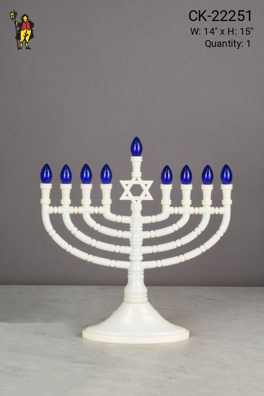 White Menorah