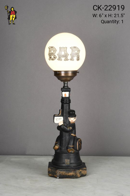Drunken Figure Bar Lamp Post Table Lamp