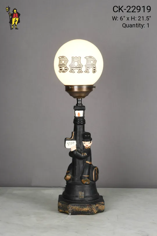 Drunken Figure Bar Lamp Post Table Lamp