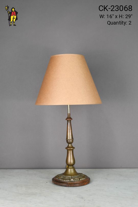Tall Rustic Table Lamp