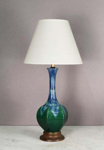 Green & Blue Abstract Table Lamp